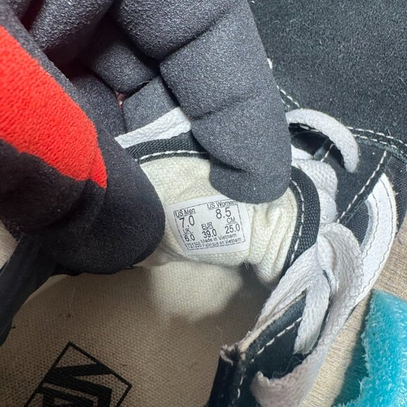 Vans Old Skool Low Top Black Canvas Sneakers Women's Size 8.5 - Picture 5 of 7